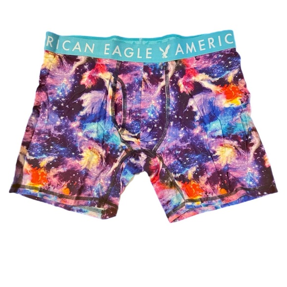 New AEO Galaxy 6" Classic Boxer Brief 2 pack - Picture 2 of 7